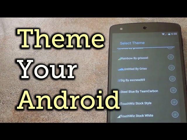 Theming the Android System UI with Theme Engine - Xposed Mod [How-To]