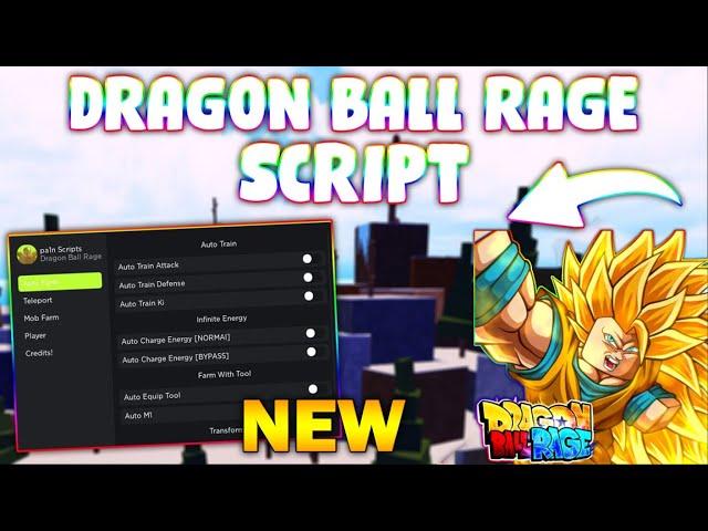 *NEW* Dragon Ball Rage Script (PASTEBIN 2024) (AUTO REBIRTH , STRENGHT FARM,AUTOFARM, SPEED)