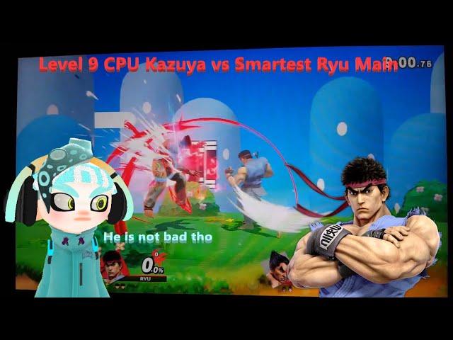 Lvl .9 Kazuya CPU Vs. JetBlueChest [JBC] The Top Tier Ryu Main In The UK (1 Lose = Video Ends)