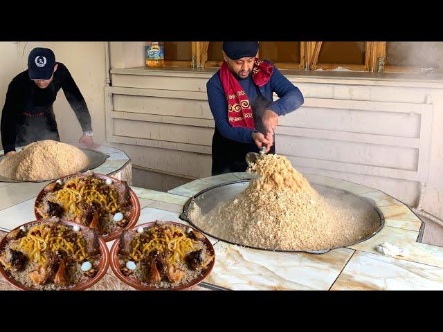 65 kg Samarkand Pilaf | The best PILAF cooked in linseed oil | Uzbek Pulao