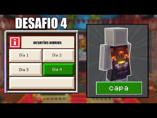 Minecraft Capa eyeblossom Dia 4 Desafio 4: Elimina bugs Minecraft bedrock