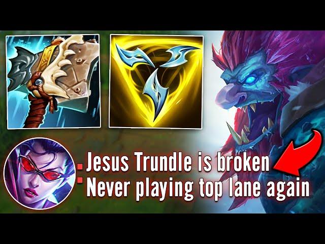 The enemy top picked Vayne... so I had to teach her a lesson with Trundle