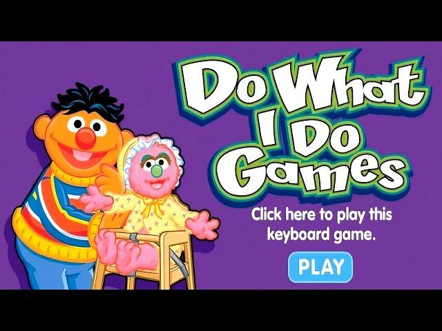 Sesame Street's - Do What I Do Games (PC,Flash) Longplay