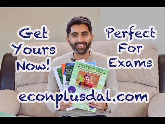 EconplusDal's Analysis and Evaluation Packs BRAND NEW 4th Edition - Path to Economics Exam Mastery!