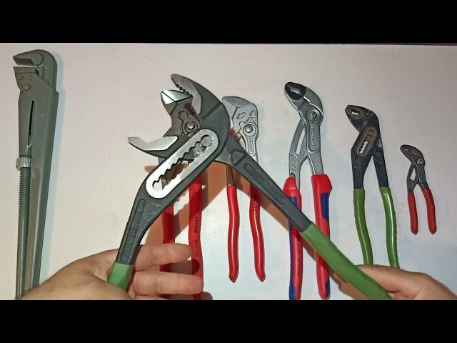 Клещи переставные  KNIPEX и Дело Техники универсальный  гаечный ключ -мои ключи и опыт работы с ними