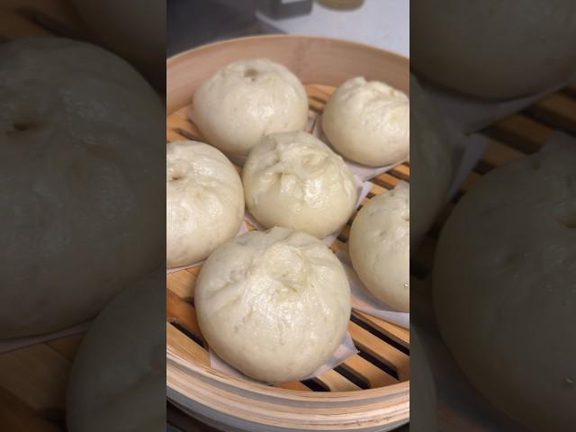 Perfect Chinese steamed Buns (baozi)#shorts #fyp #viral #cooking #food #recipe #bao #trending