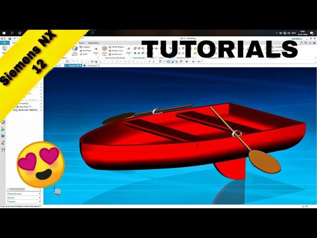 How To Design A BOAT/SHIP in Siemens NX 12 | Siemens NX Tutorials | Er. Jatin Sapra |