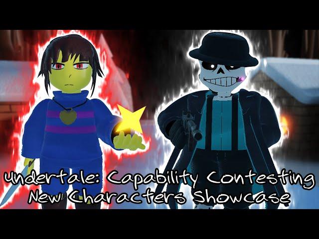 UPDATE!!! Undertale: Capability Contesting New Character Mafiatale Sans + Evolution Chara Showcase