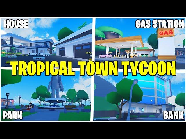 BUILDING MY TROPICAL TOWN TYCOON ROBLOX PART #1