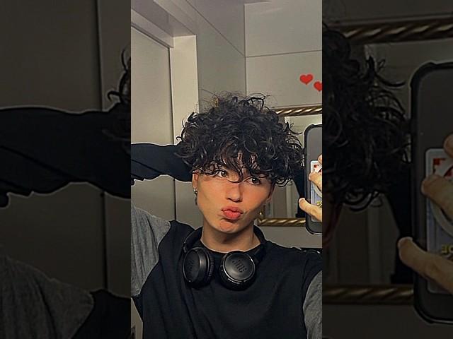 Boys with curly hair hit different  #shorts #cuteboy #curlyhair #tiktok aesthetic #viral #korean