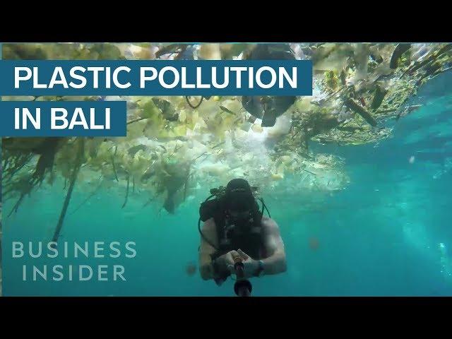 A Diver Filmed Shocking Footage Of Plastic Waste Off The Coast Of Bali