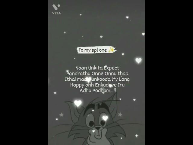 #To My Spl One ️#Tom Love Jerry # whatsapp status #Miss you chlm #Love you chlm 