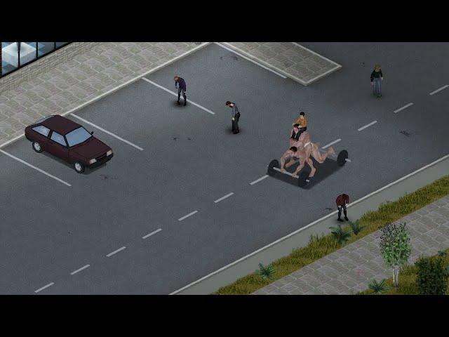 THE BEST PROJECT ZOMBOID MOD EVER! (Gachimuchi Car)