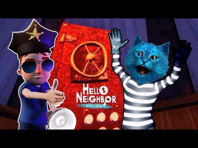 ДЕТИ СОСЕДА АРЕСТОВАЛИ МЕНЯ / ПРИВЕТ СОСЕД ПРЯТКИ 2 АКТ ОГРАБЛЕНИЕ / Hello Neighbor Hide and Seek