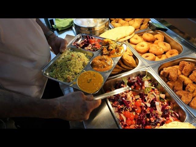 Head Chef Pradyumna Cooking 5 Curries | 2 Rice | + Dosa Filling | Healthy Wealthy Indian Restaurant