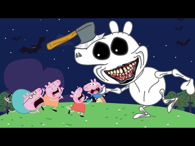 Zombie Apocalypse, Peppa Zombies Appear At The Amusement Park | Peppa Pig Funny Animation