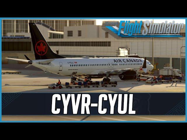 Flying Air Canada MAX8 into Montreal | iFly MAX8 | Real World Air Canada OPS | VATSIM