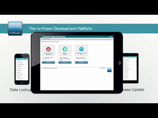 Create mobile web apps with m-Power