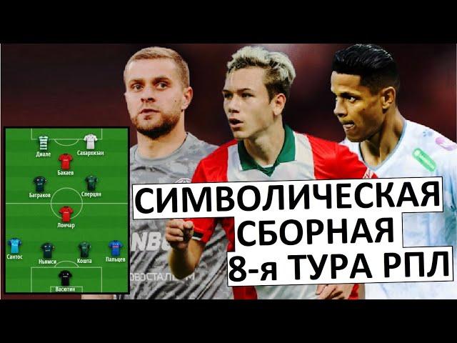 Сборная 8-го тура РПЛ! Зенит, Локомотив и Краснодар - в списке лучших!