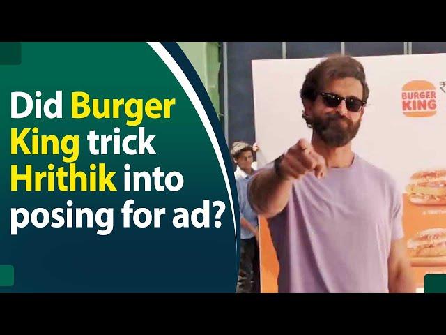 Watch: Hrithik Roshan's post on New Burger King Ad confuses netizens