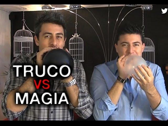 Te enseñamos un truco (Truco vs Magia) ((Joe & Moy)) Magos mexicanos