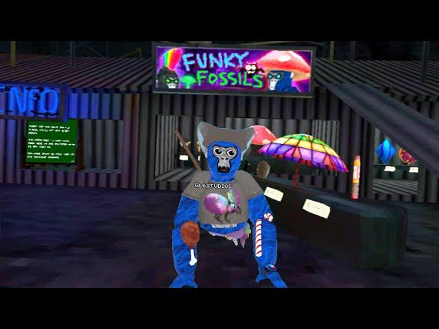 Gorilla Tag Funky Fossils Flashback Update (New Cosmetics)