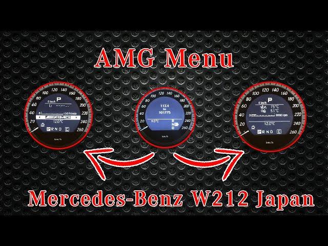 Mercedes Benz AMG menu coding Vediamo! Activation of AMG menu W212 monochrome panel via OBD2!