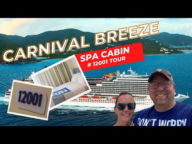 Carnival Breeze Cloud 9 Spa Balcony Tour 2021
