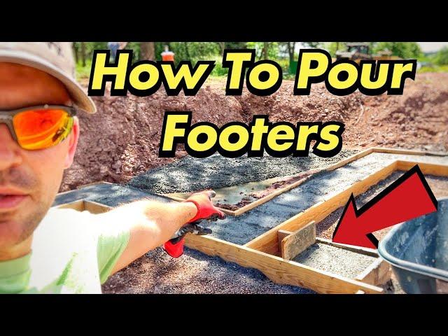 How To Pour Footers