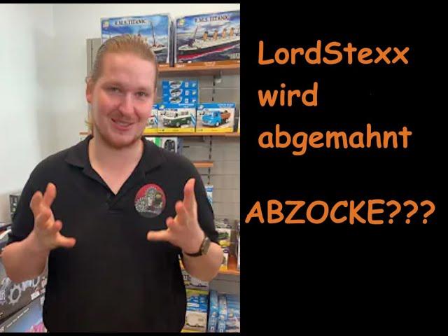 LordStexx, ein Lego Youtuber bekommt Abmahnung über 328 000 €!  Aber zu Recht?