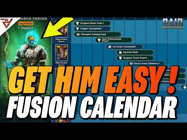 How To Get This INSANE Champion In RAID Shadow Legends? RAID Fusion Calendar Guide