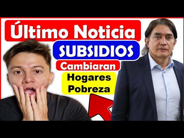 Subsidios en riesgo Director de Prosperidad Social Gustavo Bolivar Anuncia que harán cambios