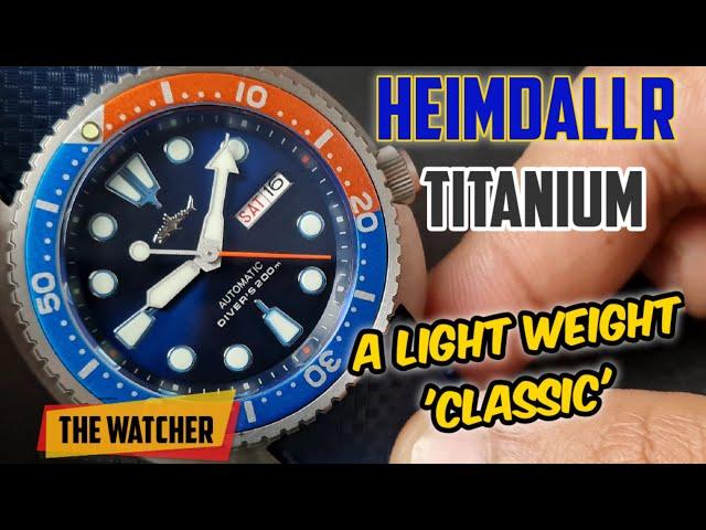 Heimdallr Titanium Turtle Homage - Classic design made light weight | Full Review | The Watcher