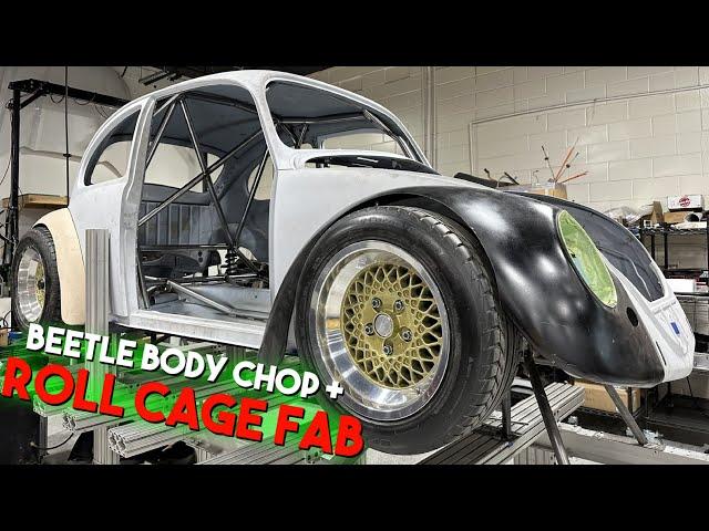 Volkswagen Beetle Body Cut + ROLL CAGE Fab EP.4