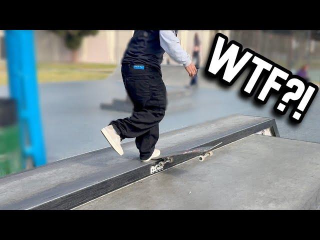 He Is Too Good At Skateboarding