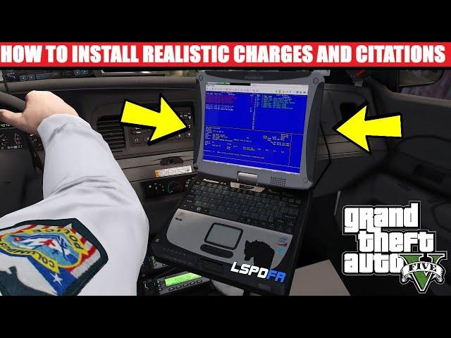 How To Easily Install Realistic Charges & Citations | Compulite | #lspdfr #gta5