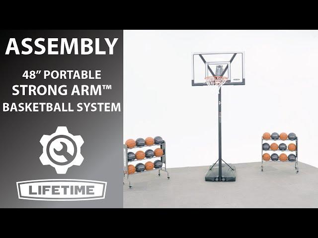 Lifetime 48" Portable Strong Arm Basketball Hoop | Lifetime Assembly Video