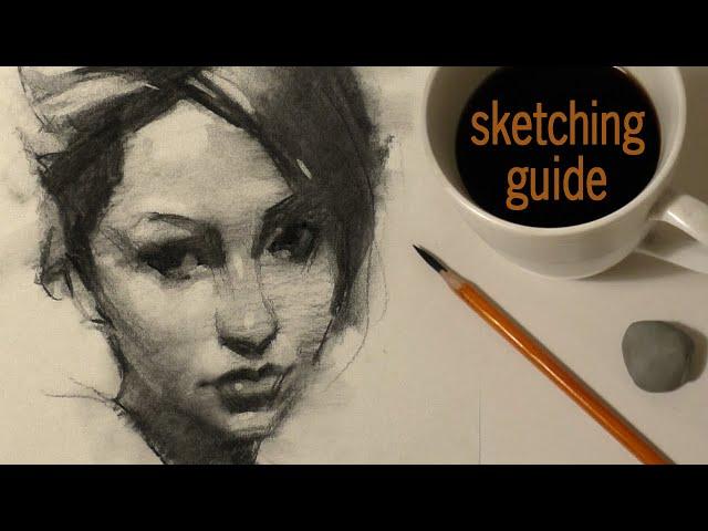 Breaking Down the Process • Portrait Quick Sketch