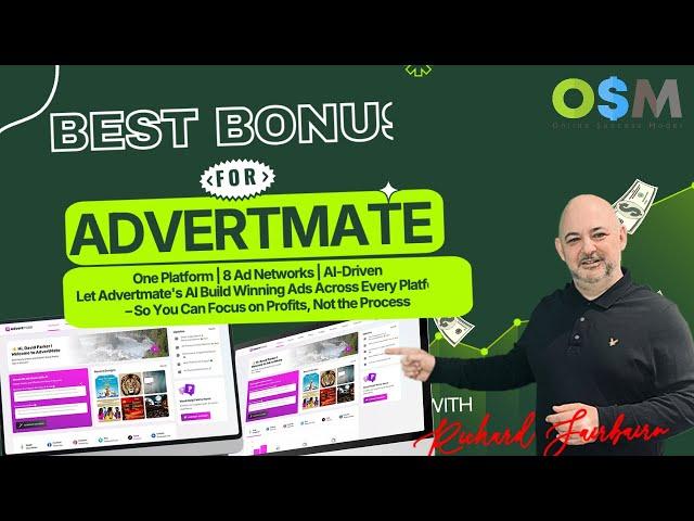 AdvertMate Best Bonus For Full Ad Platform. Don't Miss Unbeatable Bonus For AdvertMate