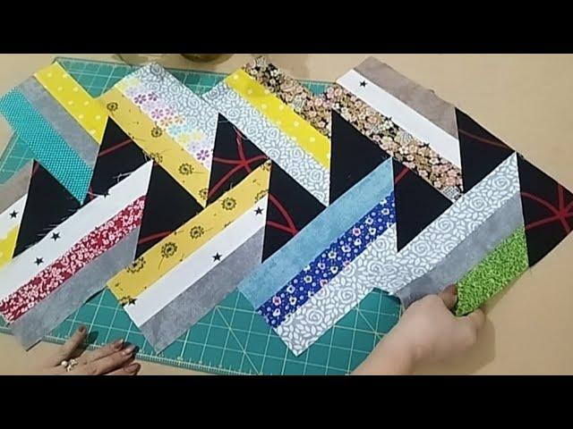 Beautiful patchwork sewing projectscrap  fabric project