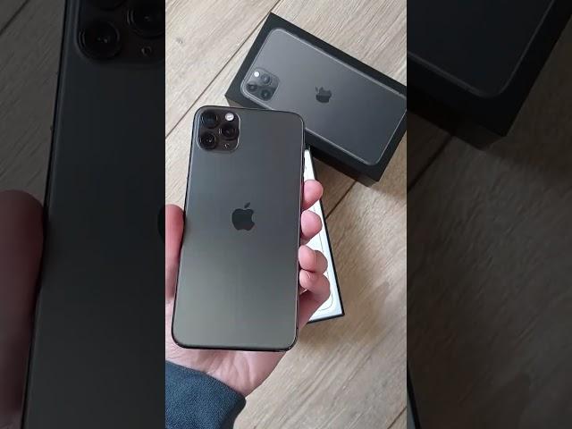 Распаковка iPhone 11 PRO MAX 256gb Space Grey (Серый космос)