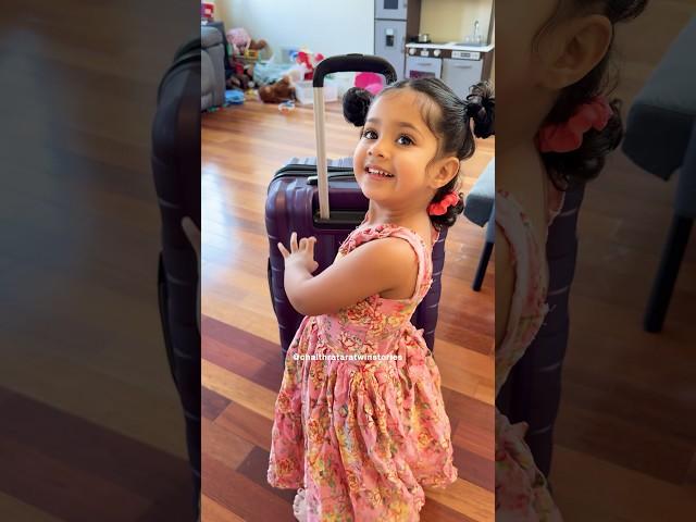 How Chaithra ties her hair herself ️ #chaithratara #funny