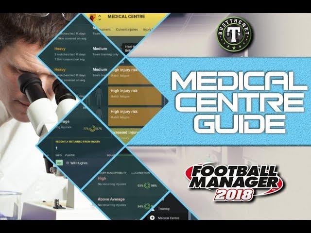 FM18 | Understanding the Medical Centre | Football Manager 2018