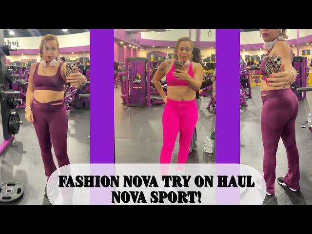 FASHION NOVA WORKOUT WEAR TRY ON HAUL! NOVA SPORT!