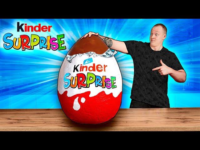 Я УВЕЛИЧИЛ 10-КУЛЬТОВЫХ КИНДЕРОВ / Kinder Surprise / Kinder joy / Kinder Milk Slice / Kinder bueno..