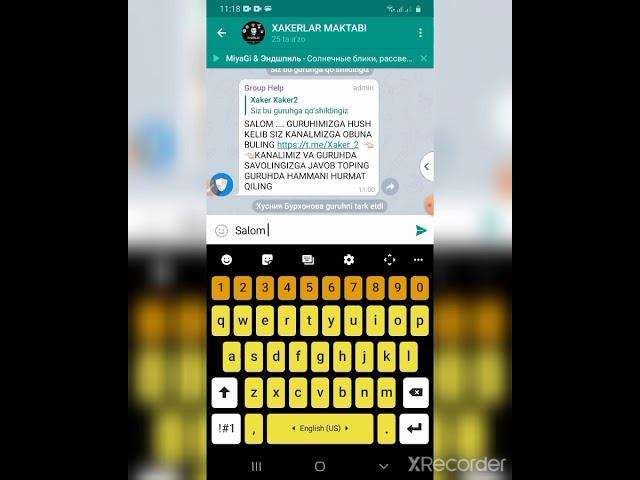 Telegramni ikki bosqichli parol bilan qulflash