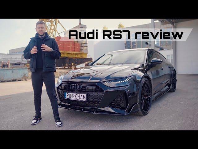 Audi RS7 body kit with wheels and Milltek exhaust review