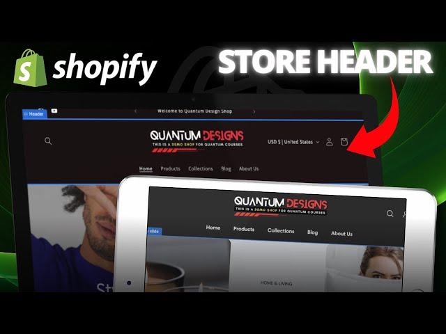 Shopify Header Design | Dawn Theme Customization