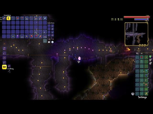 Terraria:  How to make a Void Bag so you can have much more inventory space