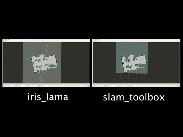 Map creation - iris_lama vs. slam_toolbox